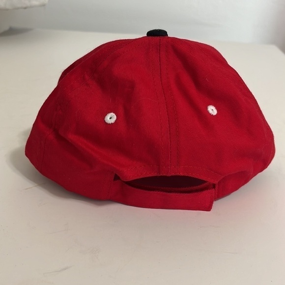Budweiser 76 Hat  Cap Red Adjustable Hook &Loop Back Strap Adult - Picture 10 of 11